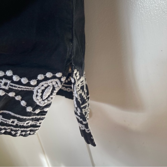 TALBOTS Sleeveless Mediterranean Bohemian Inspired Tank Layering Top Small - Picture 9 of 13